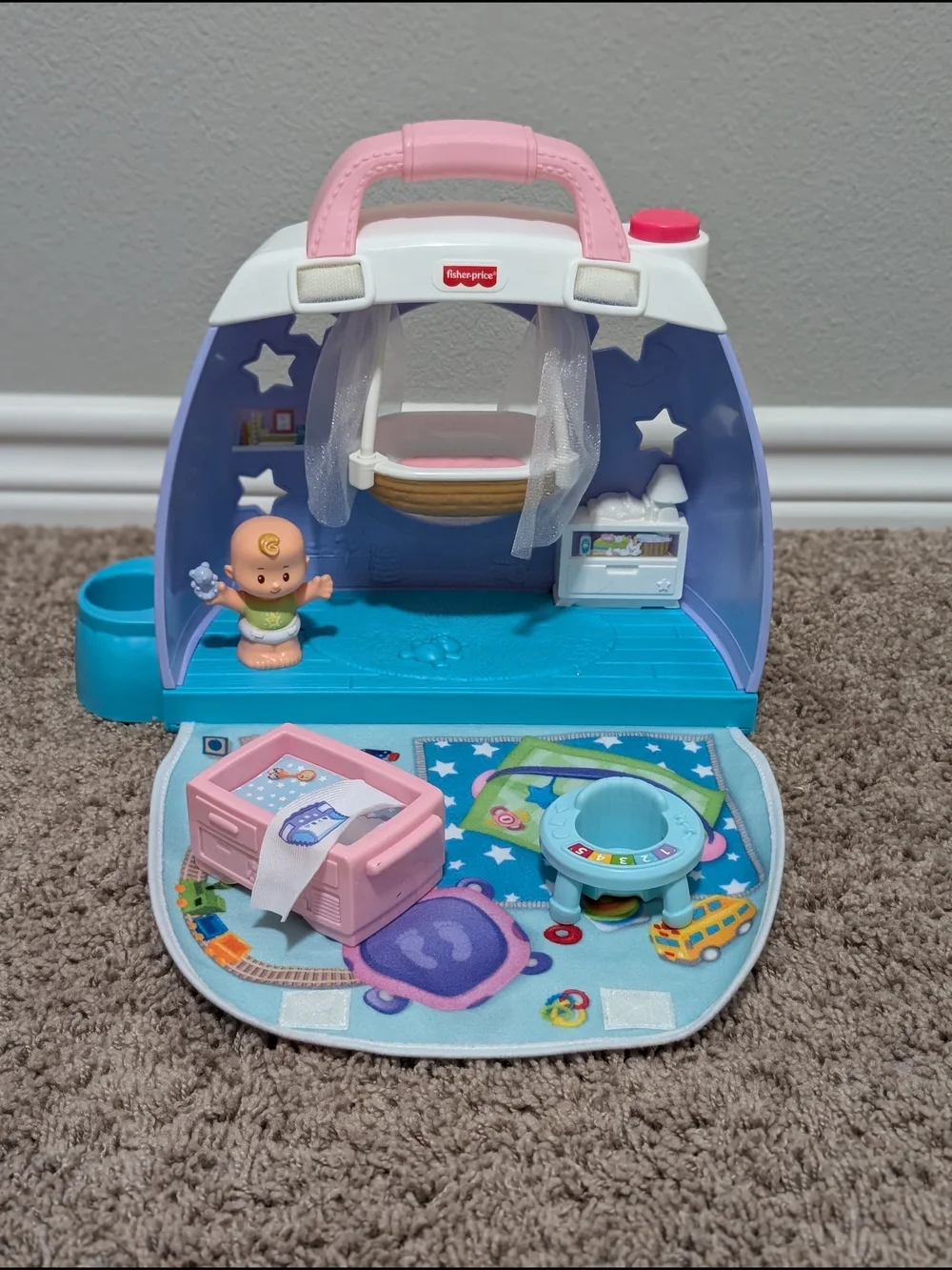Fisher-Price Little People Cuddle & Play Nursery Playset